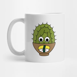 Cute Cactus Design #240: Melocactus In Cute Sushi Bowl Mug